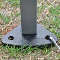 Outsunny 12.5' Pop Up Gazebo Hexagonal Canopy Tent Outdoor Shelter Pavilion Sun Protection with Mesh Sidewalls, Handy Bag, Dark Brown(m-9)