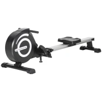 Soozier Magnetic Rowing Machine Adjustable Resistance Rower with LCD Digital Monitor Fully Body Health & Fitness for Home Use(m-2)