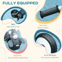 Qaba Tricycle for Kids Age 2-5, Toddler Bike for Children, Blue(m-6)