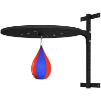 Soozier Wall Mounted Speed Bag Platform, Height Adjustable Punching Bag Training Kit(m-1)