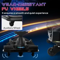 Aosom 12V Electric Drifting Go Kart w/ Slow Start, Music, Lights, Black(m-6)