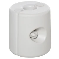 Outsunny 4pcs Outdoor Canopy Tent Leg Weight Base Plate Anchors Marquee Water Sand Filled Plastic White(m-7)