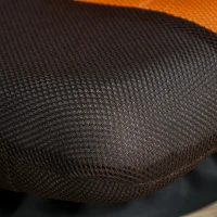 HOMCOM 360 Degree Swivel Video Gaming Chair, Folding Floor Sofa 5-Position Adjustable Lazy Chair, Orange(m-7)