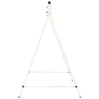 Outsunny Metal Porch Swing Stand, Heavy Duty Swing Frame, Hanging Chair Stand Only, 528 LBS Weight Capacity, for Backyard, Patio, Lawn, Playground, White(m-8)