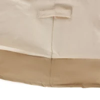 Outsunny 84B-059 129.9-Inch Oval Patio Table and Chair Set Cover, Beige/Coffee Sofa Set(m-10)