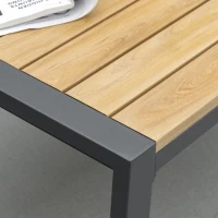 Outsunny 4 Piece Patio Furniture Set Aluminum Conversation Set Outdoor Garden Sofa Set w/ 2 Armchairs, Loveseat Sofa, Center Coffee Table, Cushions for Garden, Patio, Dark Gray(m-9)