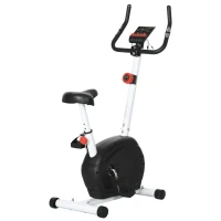 Soozier Quiet Exercise Bike Stationary Bike with 8-Level Magnetic Resistance, Heart-Rate Sensor(m-11)