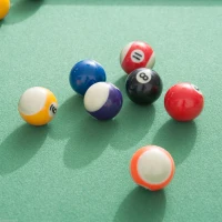 Soozier 55" Portable Folding Billiards Table Game Pool Table for Whole Family Number Use With Cues, Ball, Rack, Chalk, Green(m-8)