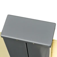 Outsunny Patio Retractable Double Side Awning, Folding Privacy French Screen Fence, Privacy Wall Corner Divider, Garden Outdoor Sun Shade Wind Screen, Indoor Room Divider, Beige(m-10)