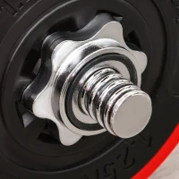 Soozier Adjustable Dumbbells Set, 66lbs Free Weight Set with Connector, 2 in1 Dumbbell Set Used as Barbell for Home Gym Men Women Exercise(m-10)