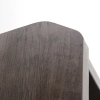 HOMCOM Narrow Hall Tree with Shoe Storage Bench, Rustic Entryway Bench with Coat Rack, Accent Coat Tree with Storage Shelves for Hallway, Mudroom, Brown(m-9)