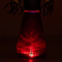 HOMCOM 7' Halloween LED Yard Decor Reaper Ghost Pumpkin, Blow Up Inflatable Outdoor Decoration, Waterproof(m-8)