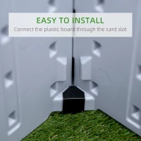 Outsunny 48" x 24" x 12" Raise Garden Bed, Planter Box, Above Ground Garden for Flowers, Herb, Vegetables with Easy Assembly, Gray(m-7)