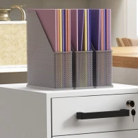 HOMCOM Lockable Vertical File Cabinet with Lock, 3 Drawer Filing Cabinet with Hanging Bars for Letter and A4 Size, White(m-10)