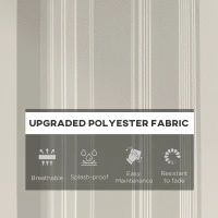 Outsunny Seat Cushion Back Pillows Replacement Set of 2, Patio Chair Cushions Set for Indoor Outdoor, Grey(m-4)