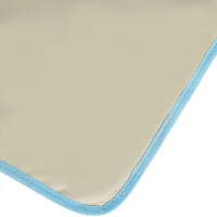 Outsunny Set of 2 Beach Lounge Chair, Folding Ground Beach Mat w/ Adjustable Back, Steel Frame, Head Pillow and Carry Bag, Beige(m-9)