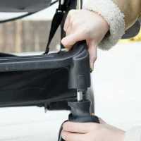 PawHut 3-in-1 Pet Stroller, Folding Stroller for Small Dogs and Cats, Black(m-9)