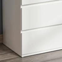 HOMCOM 4 Drawer Cabinet Storage Cupboard Freestanding Organiser Unit White(m-10)
