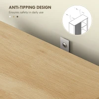 HOMCOM Over The Toilet Storage Cabinet, Bathroom Space Saver Cabinet with Adjustable Shelf, Bathroom Organizer, White(m-7)