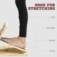 Soozier Calf Stretcher, Non-Slip Slant Board, Adjustable Incline Board for Calf Stretching, Foldable and Portable(m-4)