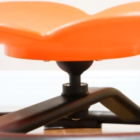 Qaba Sensory Spinning Chair for Autism, Kids, Training Body Balance & Coordination, Orange(m-8)