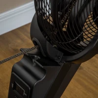 Soozier Air Rowing Machine, Foldable Rower with LCD Digital Monitor & Steel Frame for Home Gym Use(m-8)