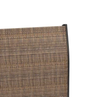 Outsunny Outdoor Bar Stools Set of 2, 360° Swivel Bar Height Chairs, 26.75" x 29.5" x 48.5", Brown(m-8)