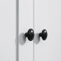 HOMCOM Long Standing Kitchen Cabinet w/ 2 Drawers MDF Board White(m-10)