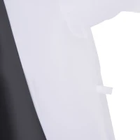 HOMCOM 6FT Tall Halloween Inflatable White Ghost, Outdoor Blow Up Yard Decoration with LED Lights for Garden, Lawn, Party, Holiday(m-9)