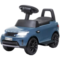 Qaba 2 in 1 Land Rover Licensed 6V Ride on Car Sliding Car Battery Powered Electric Car w/ Headlights Music Horn, Light Blue(m-1)