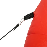 HOMCOM Large 9ft Christmas Inflatable Archway with Santa Claus and Snowman for Outdoor, Blow Up Decoration with LED Lights(m-8)