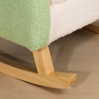 Qaba Kids Sofa, Rocking Toddle Sofa Chair, Gift for 18-36 months, Green(m-9)