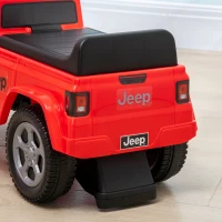 Aosom Kids Ride on Push Car, with Engine Sounds & Under-Seat Storage, Foot-to-Floor Ride on Sliding Car with Horn, Sit and Scoot Ride on Toy, Ages 1.5-3 Years, Red(m-8)