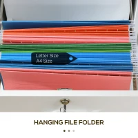 Vinsetto Lateral Filing Cabinet with Drawers and Lock, File Cabinet, Mobile Printer Stand with Open Shelves and Wheels for Letter and A4 Size Documents, White(m-6)