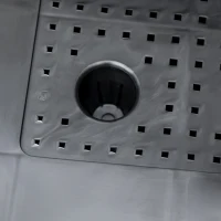 Outsunny Set of 2 Plastic Raised Garden Bed, Planter Box, Flower Vegetables Planting Container with Self-Watering Design and Drainage Holes for Patio Balcony(m-9)