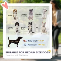 PawHut 3 Wheels Dog Stroller w/ One-Hand Fold, Rubber Wheels, Storage Bag, Soft Cushion, for Small & Medium Dogs, Blue(m-4)