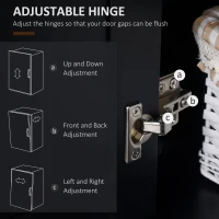 HOMCOM Kitchen Sideboard with Adjustable Shelves, Buffet Cabinet, Coffee Bar Cabinet with 3 Storage Drawers, Black(m-6)