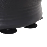 Soozier 65" Freestanding Boxing Punching Bag with Refilled Base and Suction Cups, Black(m-10)