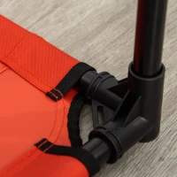PawHut 36" x 30" Elevated Cooling Summer Dog Cot Pet Bed With Mesh Ventilation - Red(m-9)