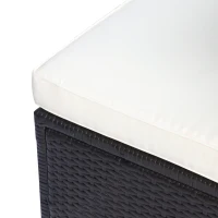 Outsunny 6 Piece Patio Furniture Set, All Weather Outdoor Rattan Sectional Sofa Couch with Chaise Lounge Sides, Coffee Table & Chairs, Conversation Set with Pillows & Cushions, Gray(m-9)