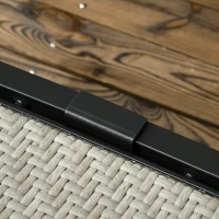 Outsunny Outdoor Chaise Lounge Chair, Waterproof Rattan Wicker Pool Furniture with 5-Position Reclining Adjustable Backrest & Wheels for Beach, Tanning, Poolside, Patio, Mixed Gray(m-7)