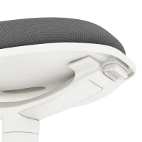 HOMCOM Standing Desk Stool, Ergonomic Wobble Chair, Adjustable Leaning Stool for Office Desks, with Rocking Motion, Grey(m-10)