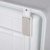 PawHut Top Entry Enclosed Kitty Litter Box with Scoop, Tray, Front Entry, Large Space, Foldable, Portable, Green(m-10)