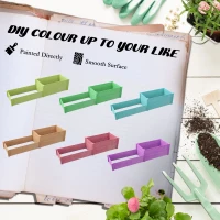 Outsunny DIY Raised Garden Bed, Two-Box Wooden Planters for Outdoor Vegetables, Flowers, Herbs, Plants, Easy Assembly(m-5)