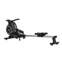 Soozier Magnetic Rowing Machine Adjustable Resistance Rower with LCD Digital Monitor Fully Body Health & Fitness for Home Use(m-11)