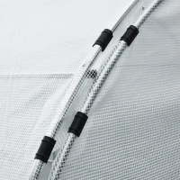 Outsunny 20' x 10' x 7' Large Walk-in Greenhouse, Steel Frame, PE Cover, 2 Doors, Outdoor Tunnel Hoop Hot House Kit for Tropical Plants, Flowers, Herbs and Vegetables, White(m-9)