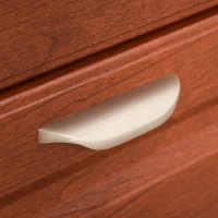 HOMCOM Wood 2-Drawer Lateral File Cabinet Organizer with Hanging Bar and Spacious Tabletop Display for for Letter/Legal Size, Brown(m-8)