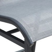 Outsunny 3 Piece Bar Height Outdoor Bistro Set for 2, Charcoal Gray(m-6)