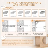 PawHut Cat Shelf for Wall, Multi Level Cat Tree Tower with Cat Condo, Sisal Scratching Posts, Cat Perches, Ladder, Cat Wall Furniture for Indoor Use(m-7)