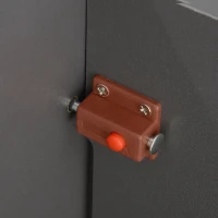 HOMCOM Extendable Dining Table, Drop Leaf Table with 2 Drawers, Cabinet and 6 Wheels for Small Spaces, Kitchen, Grey(m-10)